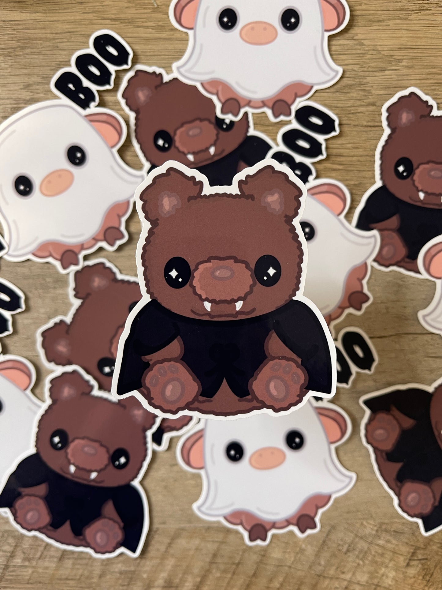 Vampy Bear Sticker